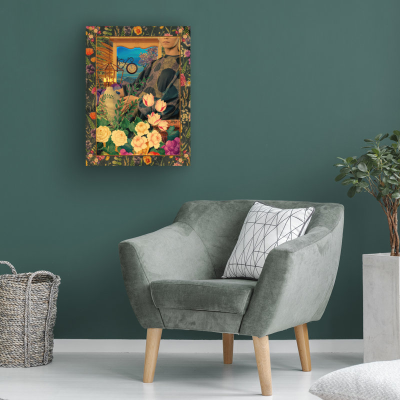 Art sur toile Cosmozach, H 19 po x l 14 po
