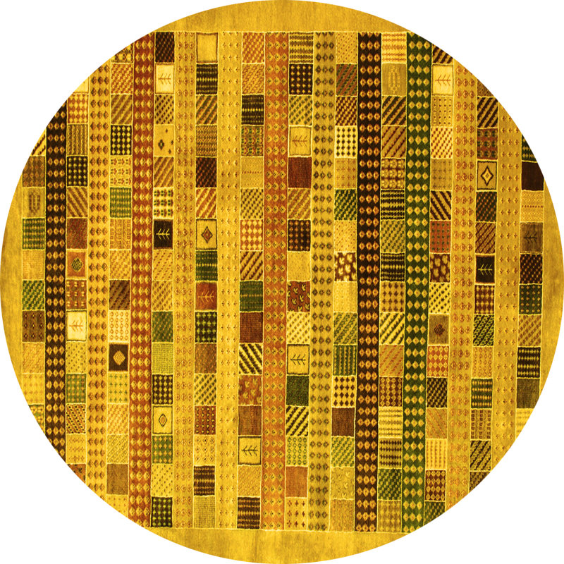 Performance Abstract Indoor Rug, Round 4'