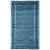 Hand-Knotted High-Quality Light Blue Area Rug