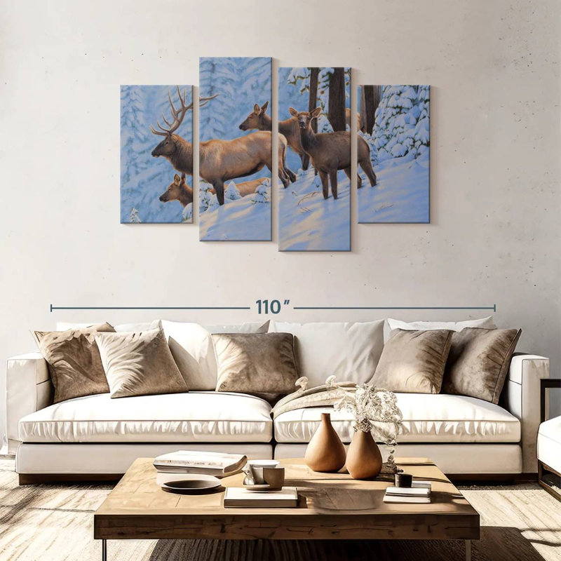 Brampt Early Snow, 48" H x 75" W