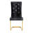 Exotic Faux Alligator Cantilever Dining Chairs with Crystal Tufting-261682050-261682051
