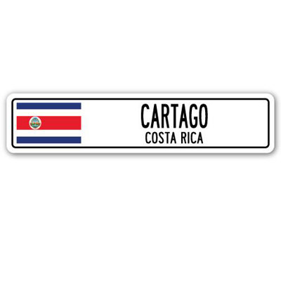Panneau de signalisation en aluminium Boren Cartago, Costa Rica