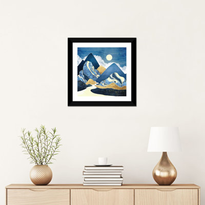 Moon River - impression d'art graphique