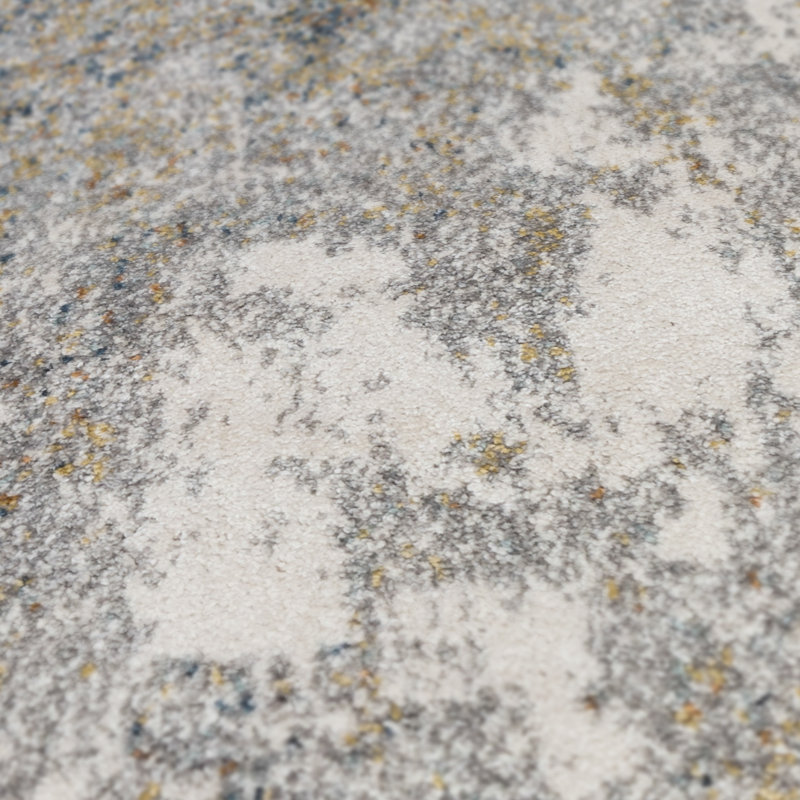 Tapis beige / gris Holly, Tapis de couloir 2 pi 6 po x 8 pi