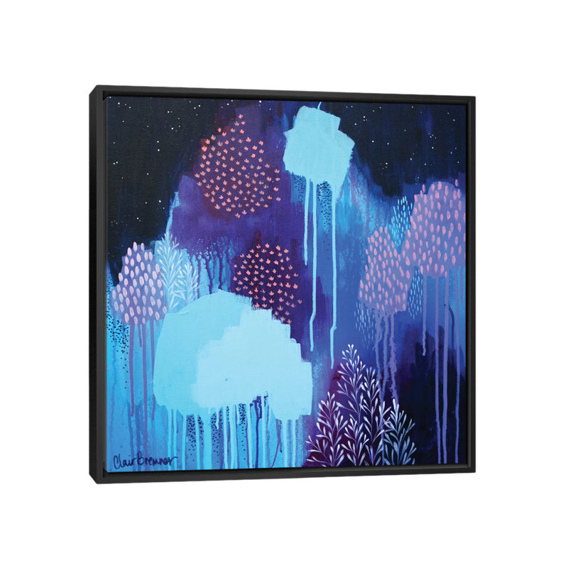 «Hold Back The Night» par Clair Bremner, reproduction sur toile tendue sur châssis, H 18 po x l 18 po x P 1,5 po