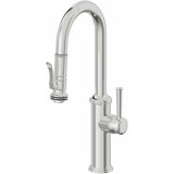 Davoli Pull-Down Prep/Bar Faucet with Squeeze Sprayer