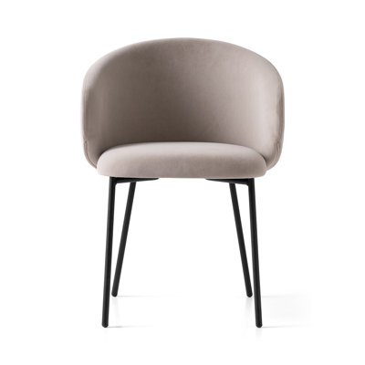 Tuka Upholstered Armchair with Metal Frame