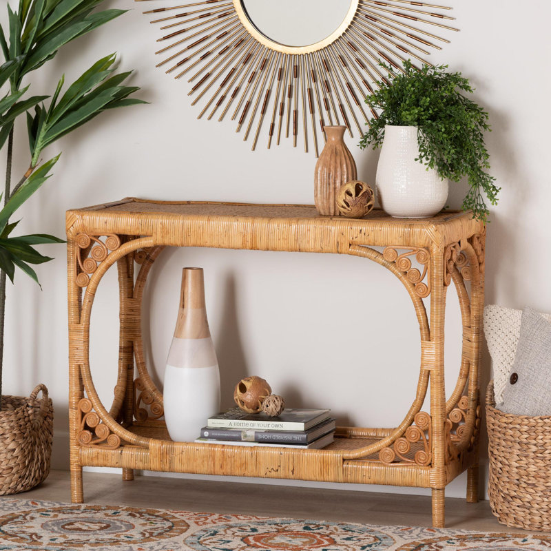Console en rotin 39,3 po Ceeanna