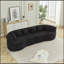 Canapé modulaire incurvé Curved, canapé nuage surdimensionné sans os moderne de 111,5 pouces avec 6 coussins, canapé en mousse à mémoire de forme chenille de luxe à quatre places, siège profond-129389892-129389894