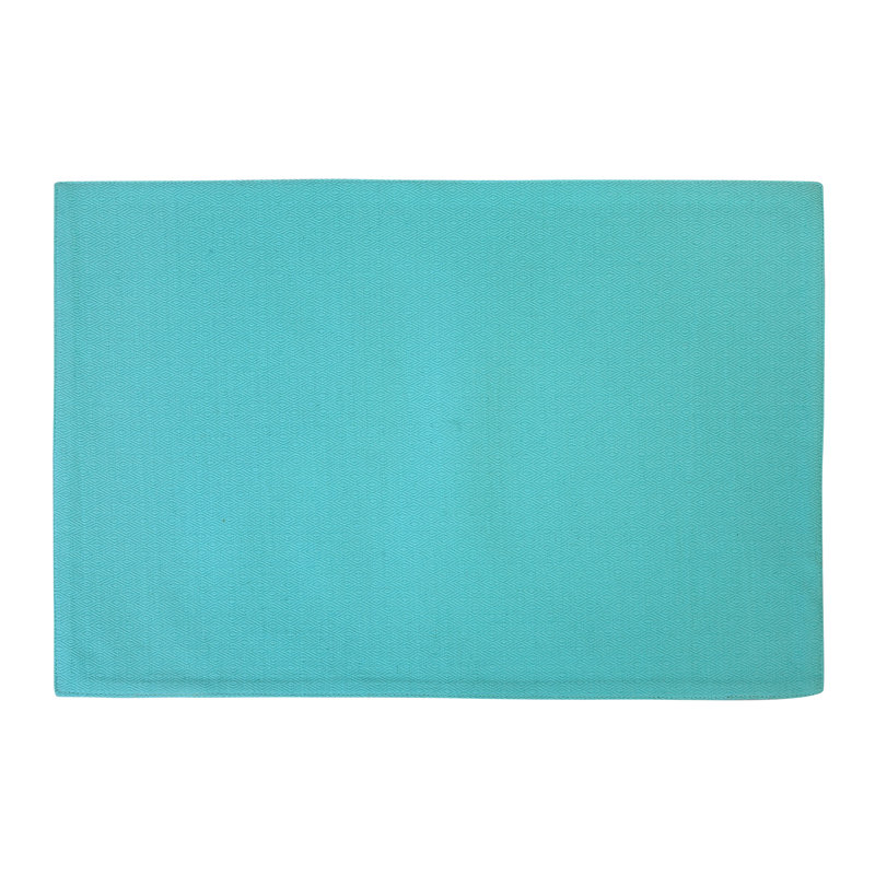 Hann Cotton Embroidered Square Napkin, Mint