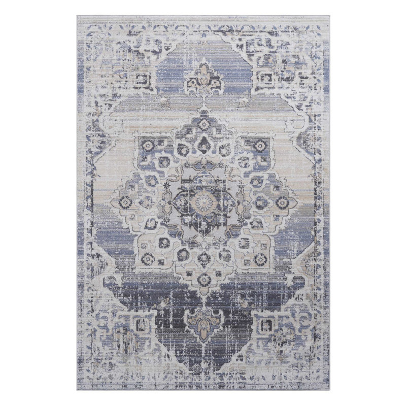 Medallion Non-Shedding Living Room Bedroom Dining Home Office Stylish And Stain Resistant Area Rug, Rectangle 2' x 3'
