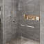 Glissoire Eviva X P 78 po H Porte de douche coulissante sans cadre en chrome avec verre trempé-116635655
