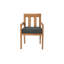 Chatsworth Teak Outdoor Dining Arm Chair (Set of 2)-236889788