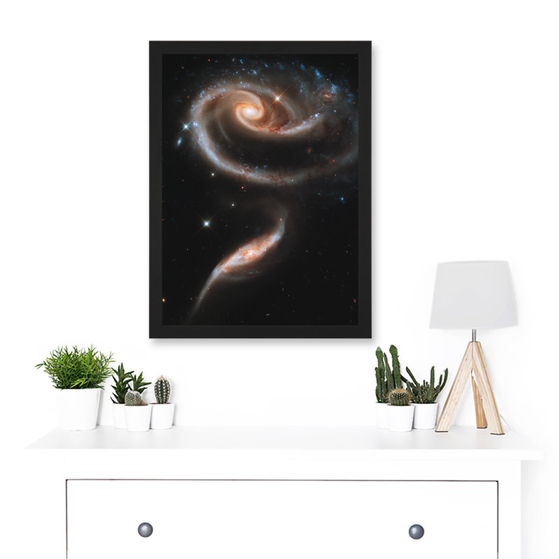 Hubble Rose Made Galaxies UGC 181 - Print