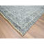 Tapis oriental gris clair en laine pure 9 pi 2 po x 12 pi 1 po, motif pré-historique du 14e siècle, teintes naturelles, noué à la main
