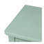 Console étroite, canapé mince avec trois tiroirs de rangement et une tablette inférieure pour le salon, assemblage facile (bleu rétro)-613609563