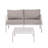 5 Piece Patio Conversation Sets, Modern Outdoor Patio Sectional Furniture Set With Square Coffee Table, Waterproof Thick Cushion Deep Seating For Porch, Balcony-114663617