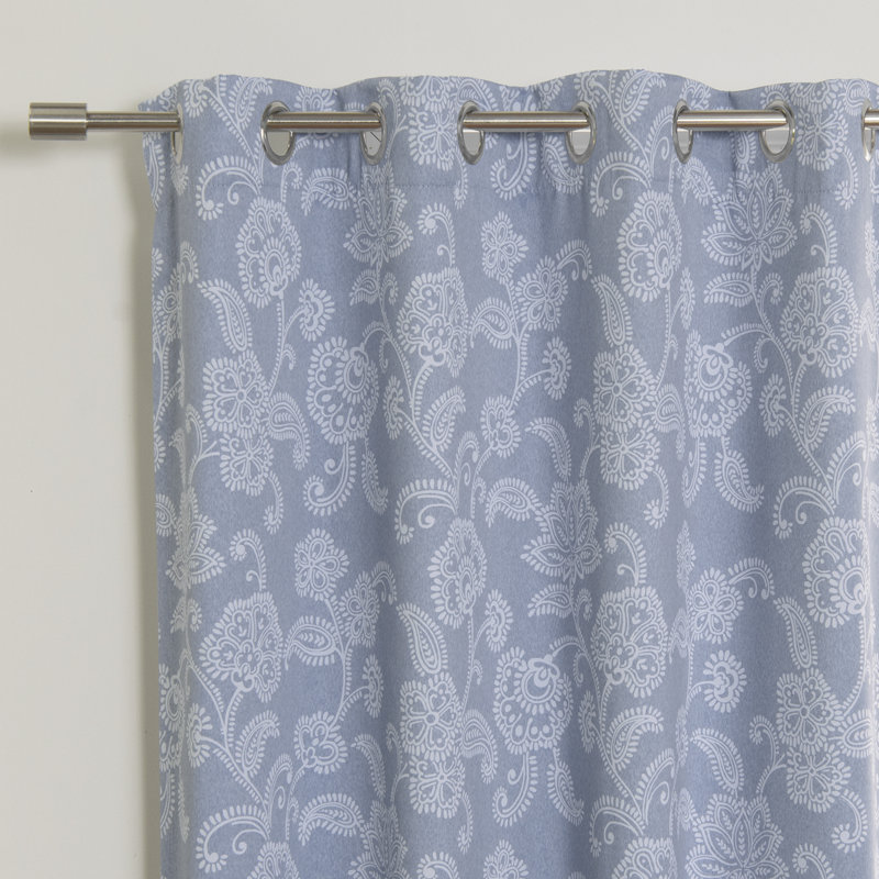 Blackout Sliding Panel, Blue