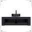 Wall Mounted With Glass Top