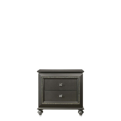 Kaitlyn Metallic Nightstand