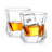 JoyJolt Aurora Whiskey Glasses, 7.4oz.