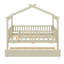 Lit double spacieux en bois avec lit gigogne intégré-736777024