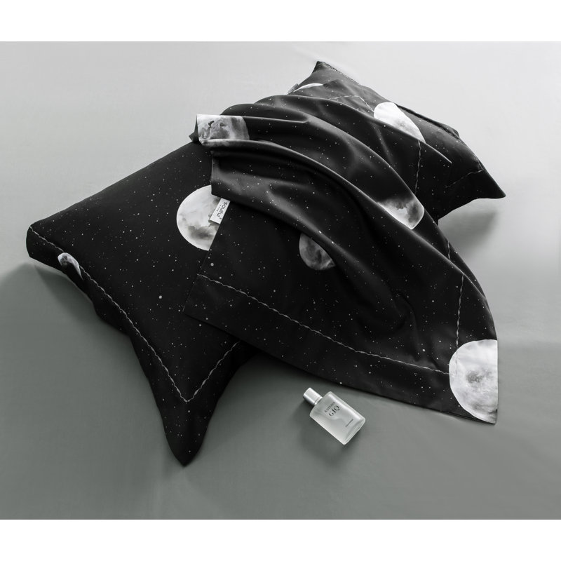 Ensemble de couette Brimson Of Night, Housse de couette pour grand lit + 2 taies décora