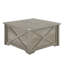 Table basse en gris rustique