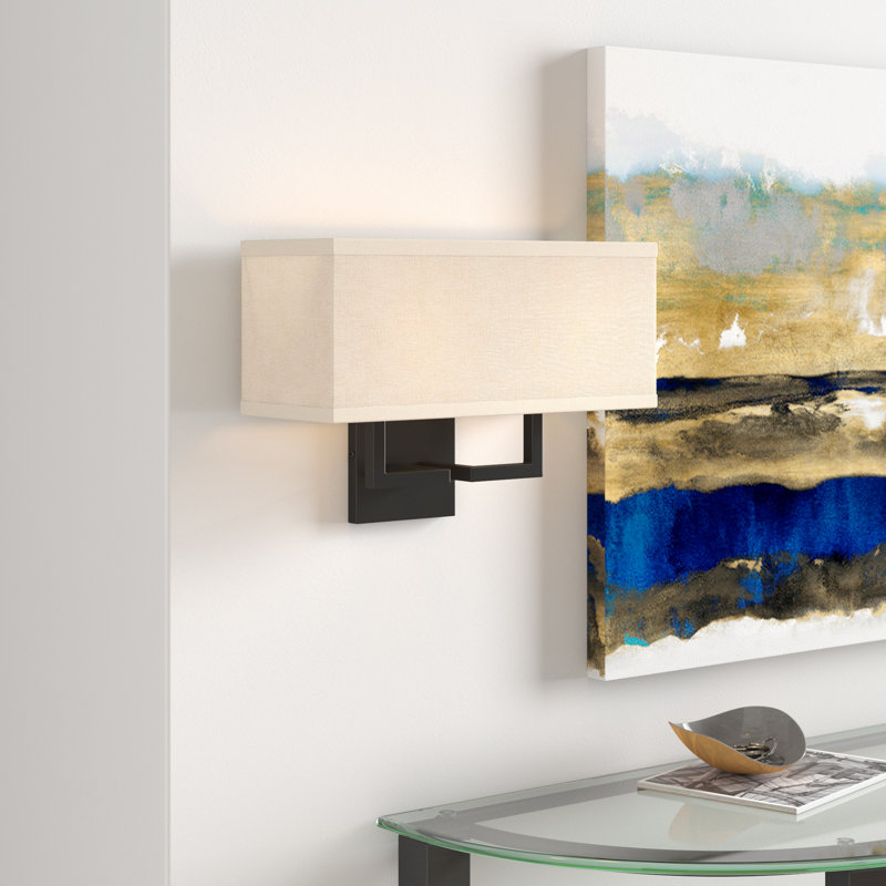 Kenalee Steel Armed Sconce, Bronze