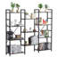139cm H x 158cm W Metal Bookcase