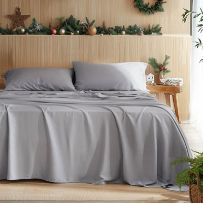 Bedsure Cooling Blend of Linen and Rayon Derived from Bamboo Sheets