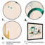 Multi-Colour Watercolor Geometric Art VI - Modern Canvas Wall Art-1045523892-1045523895