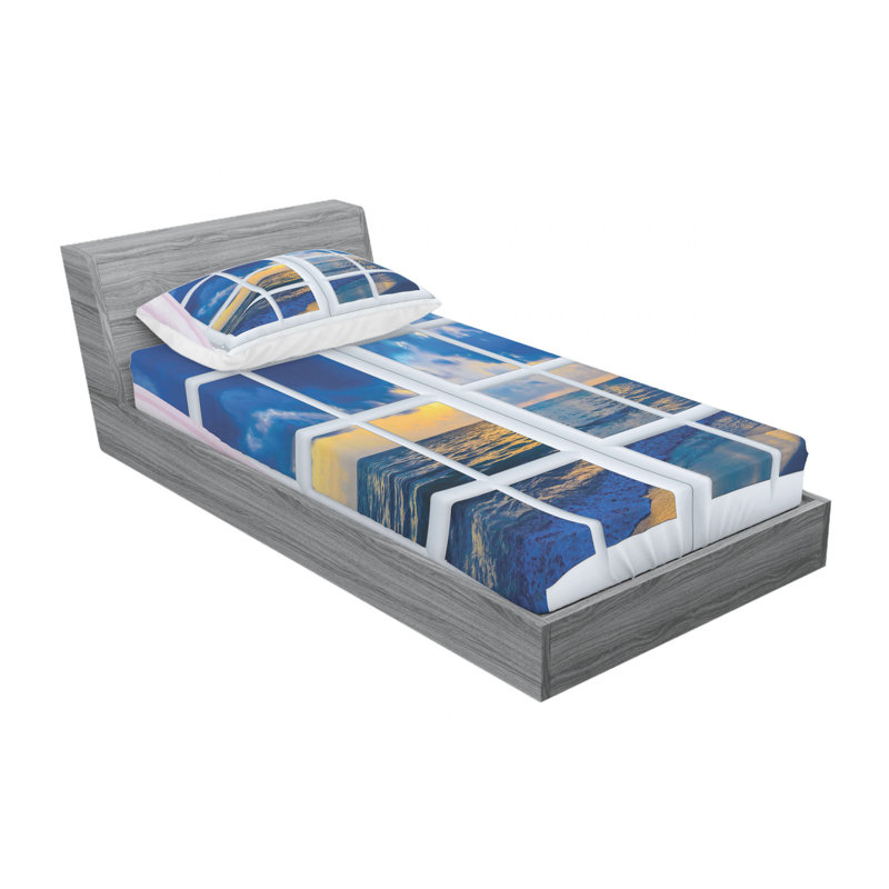 Microfiber Sheet Set, Twin XL Sheet Set with Fitted Sheet