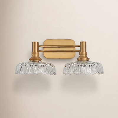 Luminaire de salle de bain de 21,06 pouces, luminaire de meuble-lavabo à finition cuivre, certifié UL