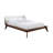 Platform Bed Frame With Winged Edge Headboard-161223880