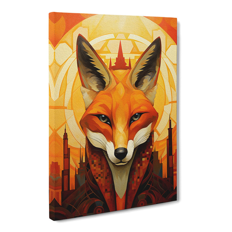 Fox No.2 - Print, 50cm H x 35cm W x 3cm D