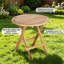 Chaise Adirondack en teck Grade A avec table pliante en teck-564015193