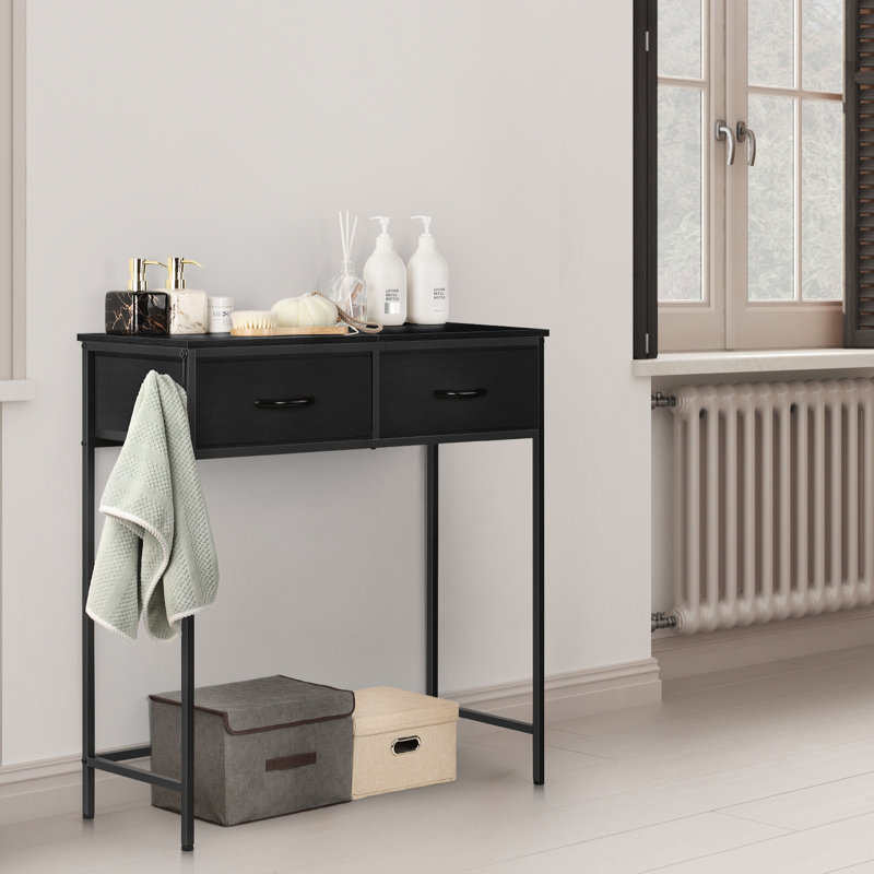 Console 31,5 po Aubane, Noir, Noir