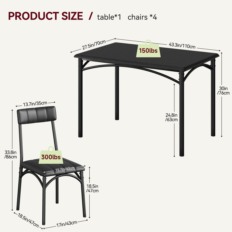 4 - Person Dining Set