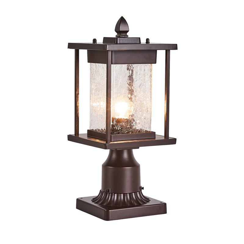 Luminaire extérieur en verre 15 po, Oil Rubbed Bronze