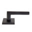 Bravura 839-7 Delray Passage Lever on Square Contemporary  Rose in Oil Rubbed Bronze