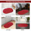 Ensemble de tapis de salle de bain ovale antidérapant en coton de qualité supérieure-1497057112