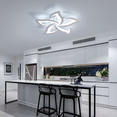 Rachna 5-head 60cm LED Integrated Semi Flush Mount Ceiling Light