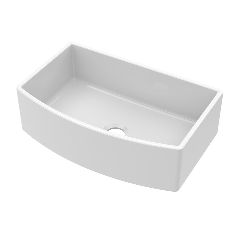 33'' L Single Bowl Fireclay Kitchen Sink