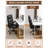 Ergonomic Executive Chair with Flip-up Armrests and Inflatable Lumbar Support-129756724