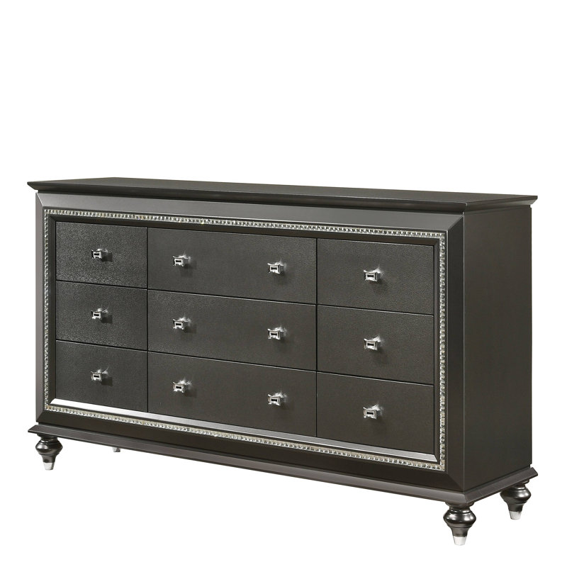 Commode, Gris argenté