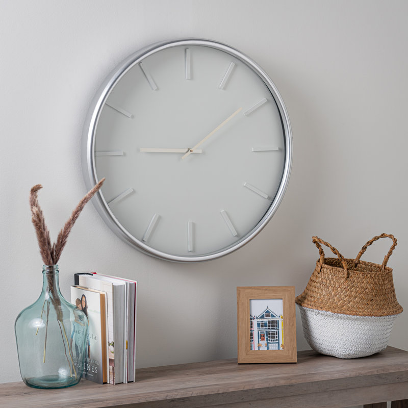 Farrell Metal Analog Wall Clock