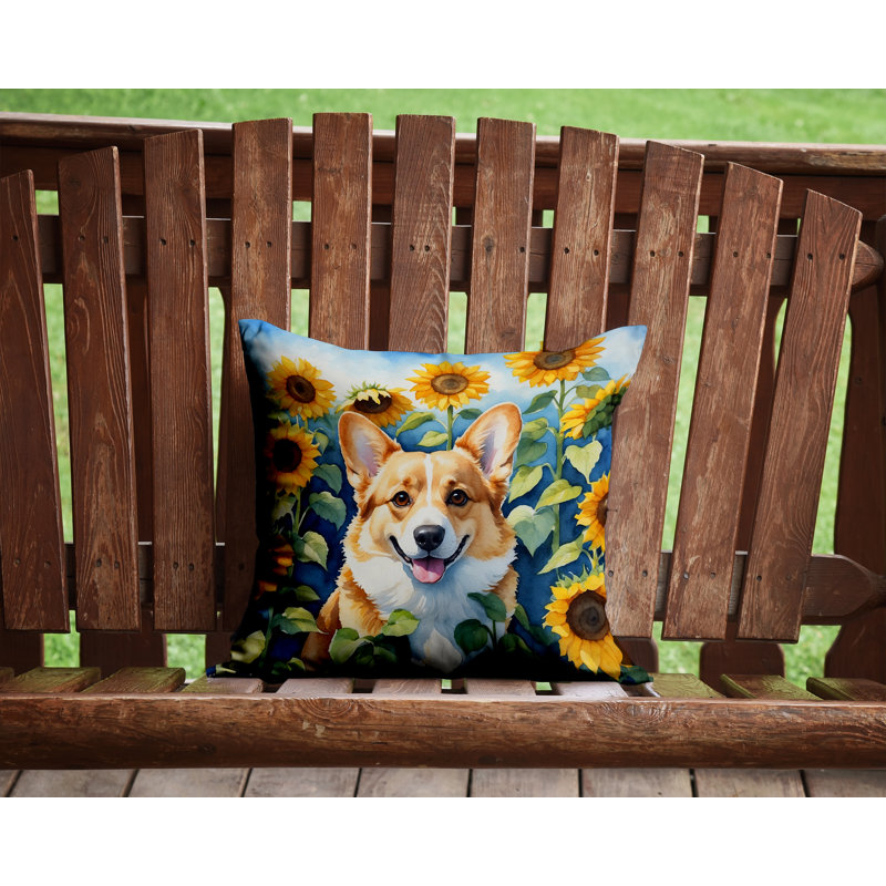 Coussin décoratif intérieur / extérieur Autre / Sans motif, H 14 po x l 14 po