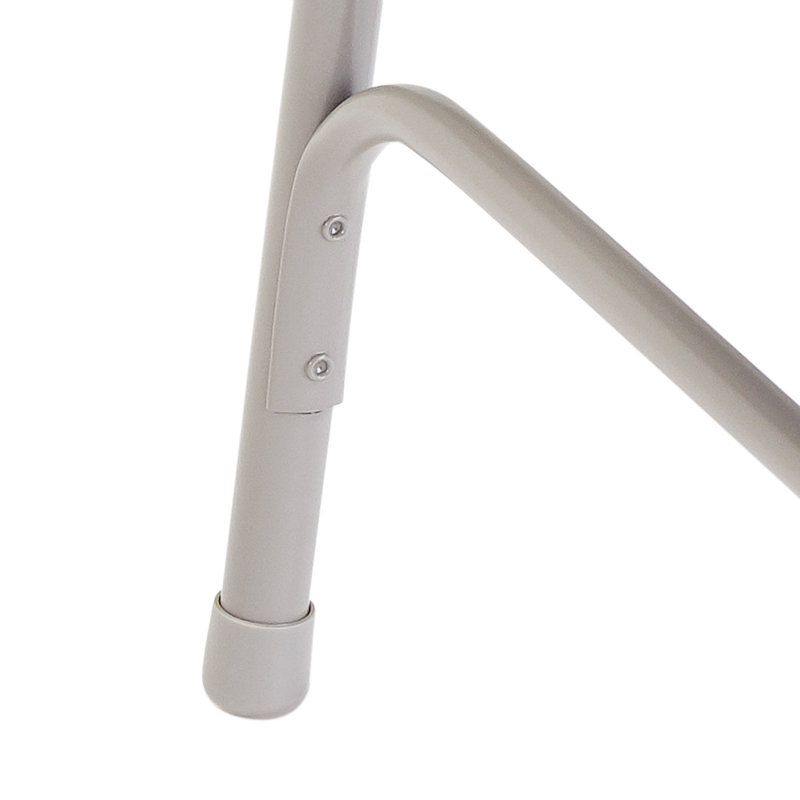 Ensemble de 8 chaises pliantes à double charnière en acier de qualité supérieure NPS® 200, Gris