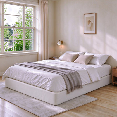 Sommier tapissier en métal 9 po avec housse en tissu